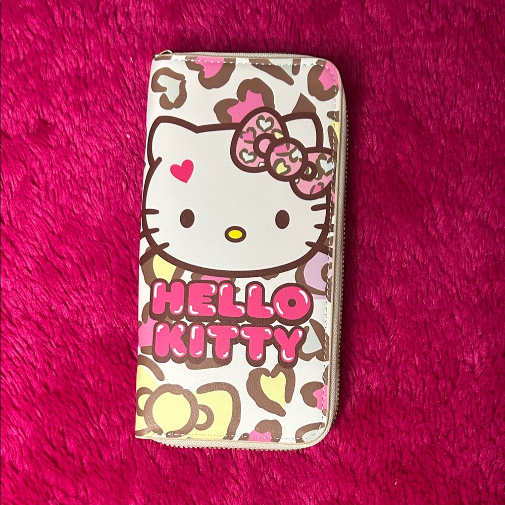 Hello Kitty Multicolor Pattern Long Wallet - image 2